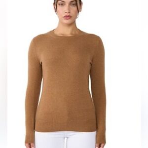 J. Crew Women's Cashmere Sweater in Camel Brown